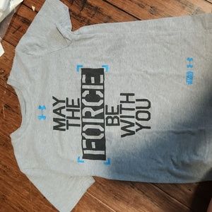 Kids under armour star wars tshirt